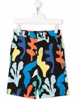 Stella McCartney Kids short à design colour block - Noir