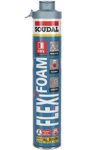 Soudal Flexifoam Click & Fix | Elastisch PU Schuim | Blauw | 750 ml - 118318