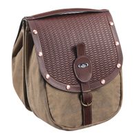 Monte Grappa Dubbele tas 16,5L British m/klinknagels D-bruin