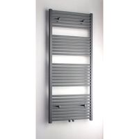 Royal Plaza Sorbus r radiator 50x140 496w recht met midden aansluiting grijs metallic 57257 - thumbnail