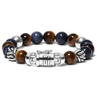 Buddha to Buddha 188MS Armband Spirit Bead Mix Sodalite Tigereye (E) 19 cm - thumbnail