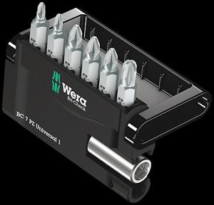 Wera Bit-Check 7 PZ Universal 1 05056296001 Bitset 7-delig