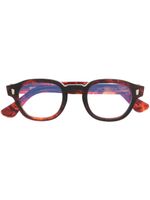 Cutler & Gross lunettes de vue à monture ronde - Marron - thumbnail