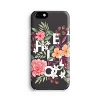 Hello in flowers: iPhone 8 Volledig Geprint Hoesje - thumbnail