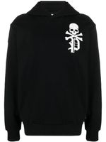 Philipp Plein hoodie Gothic Plein à logo floqué - Noir - thumbnail