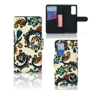 Wallet Case Huawei P40 Barok Flower