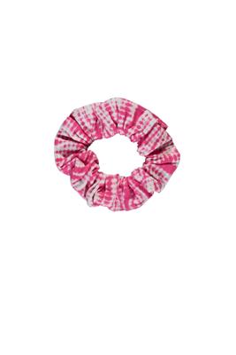 B.Nosy Meisjes scrunchie - Beetroot tie dye