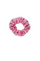 B.Nosy Meisjes scrunchie - Beetroot tie dye