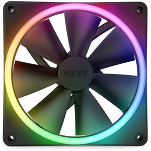 NZXT F140 RGB DUO Ventilator 14 cm Zwart 1 stuk(s)