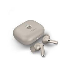 motorola, Buds+ Motorhoofdtelefoon met geluid van Bose, twee dynamische drivers en geluid met optimale resolutie, Dolby Head Tracking en Dolby Atmos, dynamische actieve ruisonderdrukking, grijs