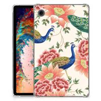 Back Case voor Samsung Galaxy Tab A9 Pink Peacock