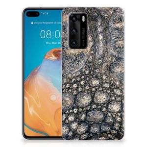 Huawei P40 TPU Hoesje Krokodillenprint