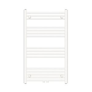 Adema Basic radiator 60x100cm recht middenaansluiting wit