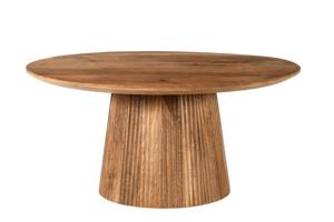 Livingfurn Ronde Salontafel Salvator Mangohout, 80cm - Bruin