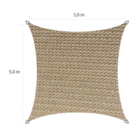 Vierkant 5,00 x 5,00 meter