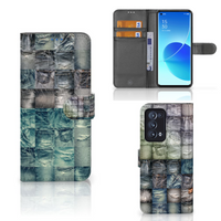 Wallet Case met Pasjes OPPO Reno 6 Pro Plus 5G Spijkerbroeken