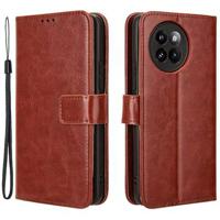 Xiaomi Civi 4 Pro/14 Civi Wallet Case met Magnetische Sluiting - Bruin