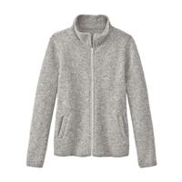 Wollen walkstof jas, antracietgrijs 40/42