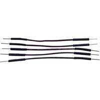 TRU COMPONENTS 528030 Jumper-kabel [1x draadbrugstekker-1x draadbrugstekker] 0,50 m bruin