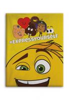 Emoji fleecedeken Emoji the movie 100 x 140 cm geel