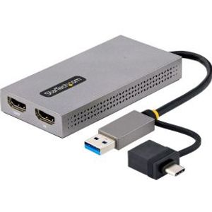 StarTech.com 107B-USB-HDMI USB grafische adapter 3840 x 2160 Pixels Grijs