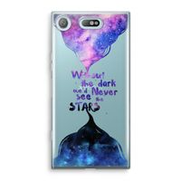 Stars quote: Sony Xperia XZ1 Compact Transparant Hoesje - thumbnail