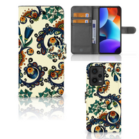 Wallet Case Xiaomi Redmi Note 12 Pro Plus Barok Flower - thumbnail