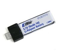 E-flite 70mAh 1S 3.7V 14C LiPo accu - thumbnail