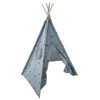 Atmosphera Tipi speeltent voor kinderen - 130 x 130 x 160 cm - blauw   -