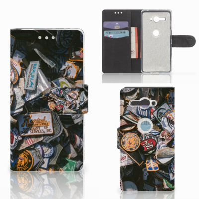 Sony Xperia XZ2 Compact Telefoonhoesje met foto Badges