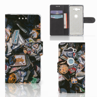Sony Xperia XZ2 Compact Telefoonhoesje met foto Badges