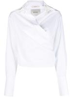 Róhe Gewikkelde blouse - Wit