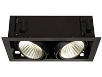 SLV 115740 SLV LED-inbouwlamp 54 W Zwart (mat)