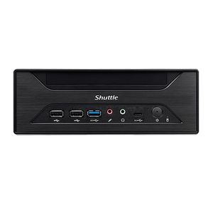 Shuttle XPC slim Barebone XH610 - S1700, Intel H610, 1xDP, 1xHDMI, 1x VGA, 2x COM (RS232), 2x LAN (2.5G and 1G), 1x slim 5.25", 2x 3.5", 2x M.2, 24/7 permanent gebruik