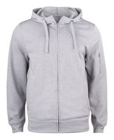 Clique 021014 Basic Active Hooded Sweater Met Rits - thumbnail