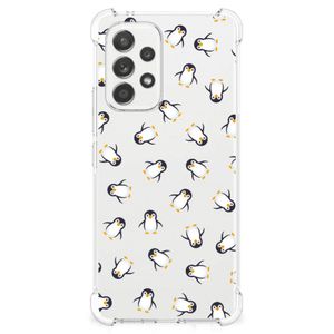 Doorzichtige Silicone Hoesje voor Samsung Galaxy A53 5G Pinguïn