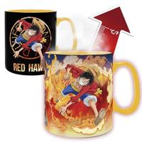ONE PIECE - Mug Heat Change - 460 ml - Luffy & Sabo-cardboard box