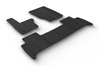 Rubbermatten compatibel met Landrover Discovery 5 2017- (T profiel 5-delig + montageclips)