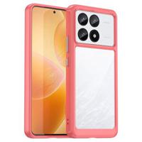 Xiaomi Redmi K70/K70 Pro/Poco F6 Pro Anti-Shock Hybride Hoesje - Rood