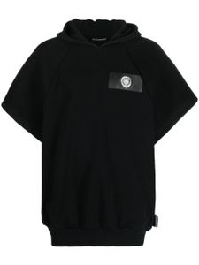 Plein Sport hoodie à logo imprimé - Noir