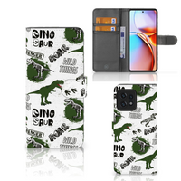 Telefoonhoesje met Pasjes voor Motorola Edge 40 Pro Dinosaurus