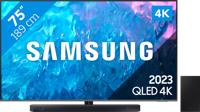 Samsung QLED 75Q74C (2023) + Soundbar