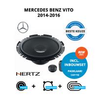 Beste speakers voor Mercedes Benz Vito 2014-2016 - Voordeuren/achterdeuren