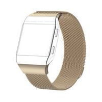 Fitbit Ionic Milanese bandje - Maat: Large - Vintage goud