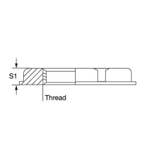 Weidmüller 1772460000 SKMU M20 - K GR Contramoer M20 Polyamide Grijs 100 stuk(s)