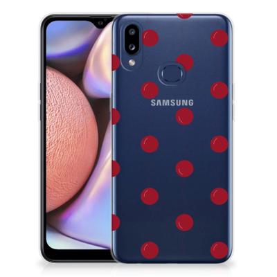 Samsung Galaxy A10s Siliconen Case Cherries