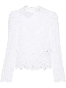 ISABEL MARANT blouse Delphi à broderie anglaise - Blanc