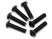 Button head screw m6x25mm (hex socket/6pcs)