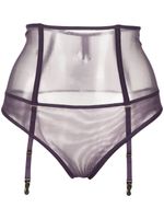 Maison Close culotte L'Amoureuse à taille haute - Violet - thumbnail