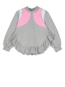 WAUW CAPOW by BANGBANG sweat Willa à design couleur - Gris